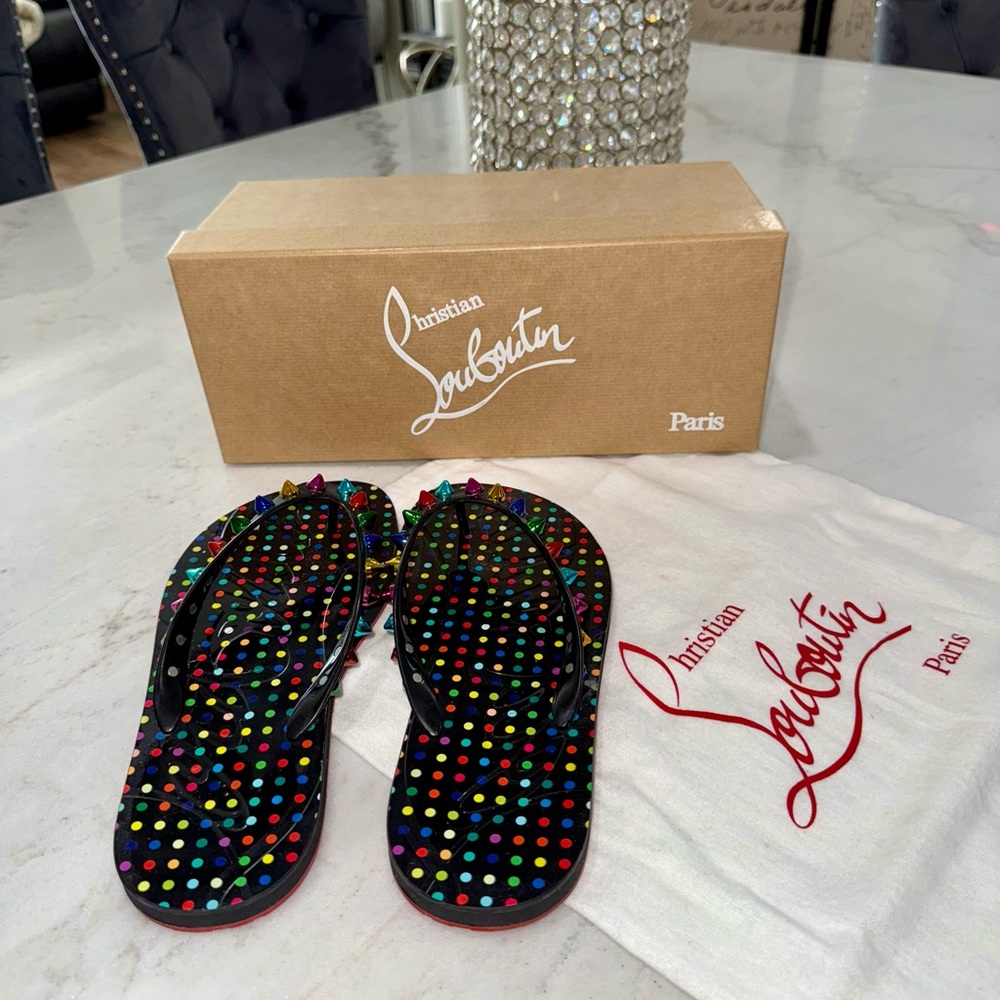 Christian Louboutin Flip Flops